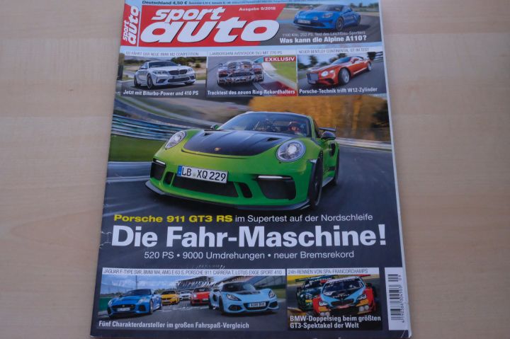 Deckblatt Sport Auto (09/2018)